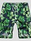 cheap Men&#039;s Pants-Sport Casual Shorts Pants - Print Green Blue Pink