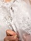 cheap Wraps &amp; Shawls-Long Sleeve Capes Lace / Tulle Wedding / Party Evening Wedding  Wraps / Hoods &amp; Ponchos With