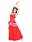 cheap Belly Dancewear-Belly Dance Outfits Women&#039;s Training Rayon Nylon Sequins Tassel(s) Sleeveless Natural