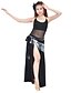 cheap Belly Dancewear-Belly Dance Outfits Women&#039;s Training Rayon Nylon Sequins Tassel(s) Sleeveless Natural