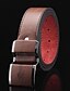 cheap Men&#039;s Belt-Men&#039;s Belt Leather Black Orange Brown Buckle Solid Colored