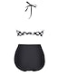 abordables Lencería de moda-Mujer Bañadores Bikini Traje de baño A Lunares Negro Rosa Cuello halter Trajes de baño A lunares Retro
