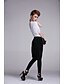 billige Topper til kvinner-Meili Fashion Fritid Chiffon Stretch Haroun Pants (Black)