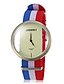 Недорогие Кварцевые часы-Мужская Повседневный стиль национального флага Ткань браслет кварцевые наручные часы (разных цветов)