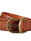 abordables Cinturones de mujer-Mujer Piel Cinturón Slim Cinturón de Cintura - Vintage Fiesta Casual Un Color