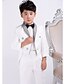 cheap Ring Bearer Suits-Satin Ring Bearer Suit - 4 Pieces Includes  Jacket / Shirt / Pants / Bow Tie