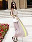 お買い得  レディースドレス-SHANGLI女子ヨーロッパシフォンボヘミアスタイルノースリーブワンピース(画面の色)