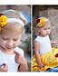 levne Dětské doplňky-Dětské Novorozeně dívky Cute Lovely Beautiful Flower Elastic Pokrývky hlavy čelenka na vlasy kapela