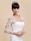 cheap Wraps &amp; Shawls-Coats / Jackets Lace Wedding / Party Evening / Office &amp; Career Wedding  Wraps With Lace