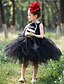 cheap Flower Girl Dresses-Ball Gown Tea Length Flower Girl Dress Wedding Party Cute Prom Dress Satin with Flower Fit 3-16 Years