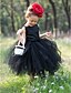 cheap Flower Girl Dresses-Ball Gown Tea Length Flower Girl Dress Wedding Party Cute Prom Dress Satin with Flower Fit 3-16 Years