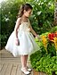 cheap Flower Girl Dresses-Princess Ankle Length Flower Girl Dress Wedding Party Cute Prom Dress Chiffon with Bow(s) Fit 3-16 Years