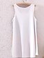cheap Women&#039;s Tops-Women&#039;s Cute Summer Tanks,Floral Round Neck Sleeveless White Others Thin