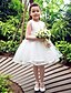cheap Flower Girl Dresses-Princess Knee Length Flower Girl Dress First Communion Cute Prom Dress Satin with Fit 3-16 Years