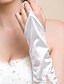 billige Festhandsker-Stræk satin og blonder fingerløse Elbow Længde aften / bryllup handsker
