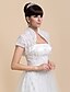 cheap Wraps &amp; Shawls-Short Sleeve Shrugs Chiffon Wedding / Party Evening / Casual Wedding  Wraps With