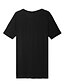 levne Pánské oblečení-Viishow Pánské O Neck Casual Black Cotton Short Sleeve T Shirt TD01422