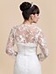 cheap Wraps &amp; Shawls-Coats / Jackets Lace Wedding / Party Evening / Office &amp; Career Wedding  Wraps With Lace