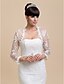 cheap Wraps &amp; Shawls-Long Sleeve Coats / Jackets Lace Wedding / Party Evening / Casual Wedding  Wraps With