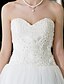 cheap Wedding Dresses-Lanting Bride® Ball Gown Petite / Plus Sizes Wedding Dress - Classic &amp; Timeless / Glamorous &amp; Dramatic Floor-length SweetheartCharmeuse /