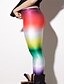 cheap Leggings-PinkQueen® Women&#039;s Spandex Colorful Rainbow Print Leggings