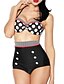 cheap Women&#039;s Swimwear &amp; Bikinis-Women&#039;s Swimwear Bikini Swimsuit Print Polka Dot Screen Color Bathing Suits Simple