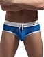 cheap Men&#039;s Swimwear-Men&#039;s Blue Cheeky Bottoms Swimwear - Color Block M L XL Blue / Sexy