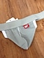 cheap Men&#039;s Briefs Underwear-Men&#039;s Polyester / Spandex Solid Colored Gray