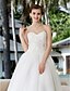 cheap Wedding Dresses-Lanting Bride® Ball Gown Petite / Plus Sizes Wedding Dress - Classic &amp; Timeless / Glamorous &amp; Dramatic Floor-length SweetheartCharmeuse /