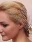 preiswerte Hochzeit Kopfschmuck-Wunderschöne Spitze und Tüll Brautblumen-Kopfstück