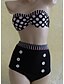 cheap Women&#039;s Swimwear &amp; Bikinis-Women&#039;s Swimwear Bikini Swimsuit Print Polka Dot Screen Color Bathing Suits Simple