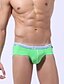 cheap Men&#039;s Briefs Underwear-Men&#039;s Nylon Solid Colored Green