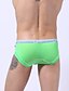 cheap Men&#039;s Briefs Underwear-Men&#039;s Nylon Solid Colored Green