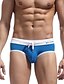 cheap Men&#039;s Swimwear-Men&#039;s Blue Cheeky Bottoms Swimwear - Color Block M L XL Blue / Sexy