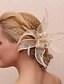 cheap Headpieces-Gorgeous Lace And Feather Bridal Flower Headpiece