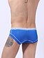 cheap Men&#039;s Briefs Underwear-Men&#039;s Solid Colored Blue M L XL