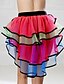 olcso Női szoknyák-Női A-vonalú Szoknyák - Egyszínű Réteges / Aszimmetrikus