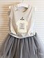 お買い得  ガールズウェア-HAO MING  Girl&#039;s Personalized Veil Suit Two Sets
