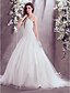 cheap Wedding Dresses-Wedding Dresses Court Train Sleeveless High Neck Chiffon With 2023 Bridal Gowns