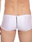 voordelige Herenslips Ondergoed-Heren Super Sexy Boxer shorts Effen 1 Stuk Wit Zwart Rood M L XL