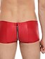 voordelige Herenslips Ondergoed-Heren Super Sexy Boxer shorts Effen 1 Stuk Wit Zwart Rood M L XL
