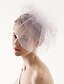 cheap Wedding Veils-Wedding Veil Four-tier Blusher Veils 10-20cm Tulle White A-line, Ball Gown, Princess, Sheath/ Column, Trumpet/ Mermaid