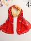 cheap Fashion Accessories-Bully Color Butterfly Shawl Sunscreen Chiffon Scarf