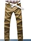 cheap Men&#039;s Pants-Men&#039;s Chinos Pants Solid Cotton Blend