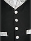 levne Obleky pro nositele prstenů-Černá / Slonová kost Polyester Oblek pro mládence - 6 kusů Obsahuje Sako / pas / Vesta