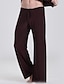 cheap Men&#039;s Pants-Men&#039;s Active / Chinoiserie Sports Loose Loose / Active / Wide Leg Pants - Solid Colored White Black Brown S M L