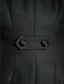 cheap Ring Bearer Suits-Black / Ivory Polyester Ring Bearer Suit - Five-piece Suit Includes  Jacket / Waist cummerbund / Shirt