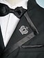 cheap Ring Bearer Suits-Black / Ivory Polyester Ring Bearer Suit - 5 Pieces Includes  Jacket / Waist cummerbund / Shirt