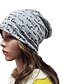 お買い得  ニット帽-女性用 冬 カジュアル ベージュ Brown ダークグレイ ライトグレー