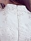 levne Svatební šaty-A-Linie Hranatý Na zem Taft Svatební šaty vyrobené na míru s Krajka / Šerpa / Stuha podle LAN TING BRIDE®